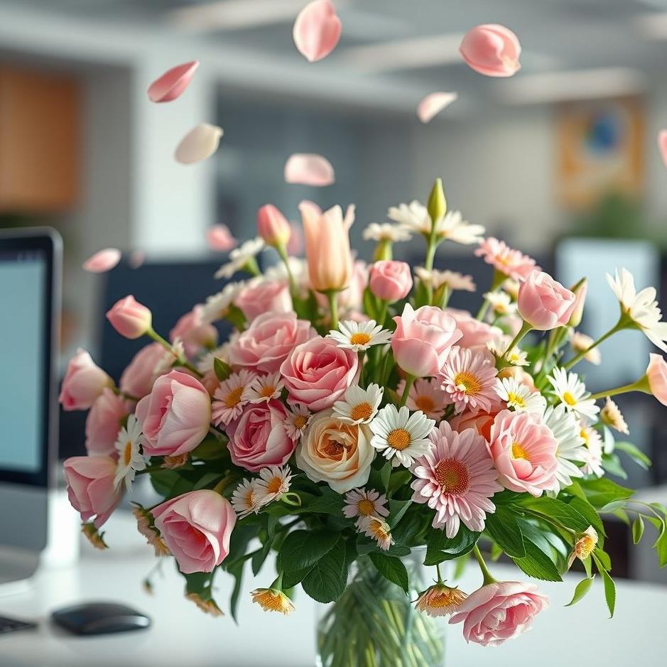 Dream : Flowers at work in a dream