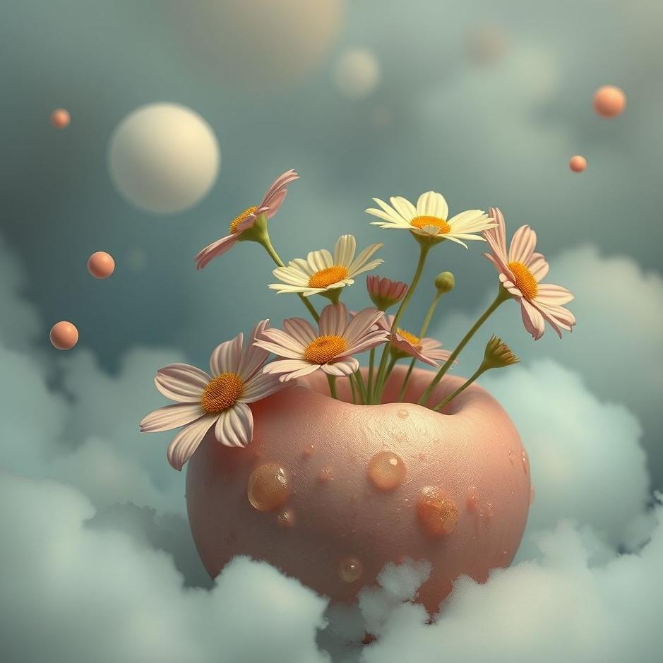 Dream : Flowers coming out of a pimple in a dream