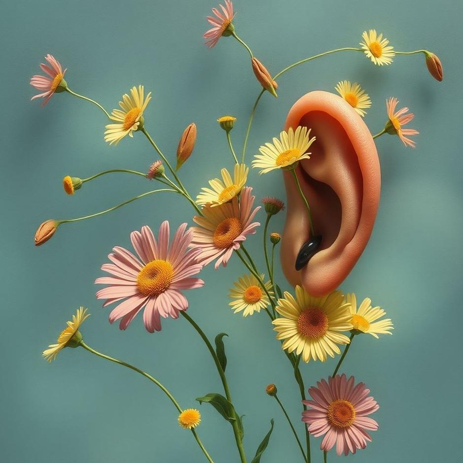 Dream : Flowers coming out of your ear in a dream