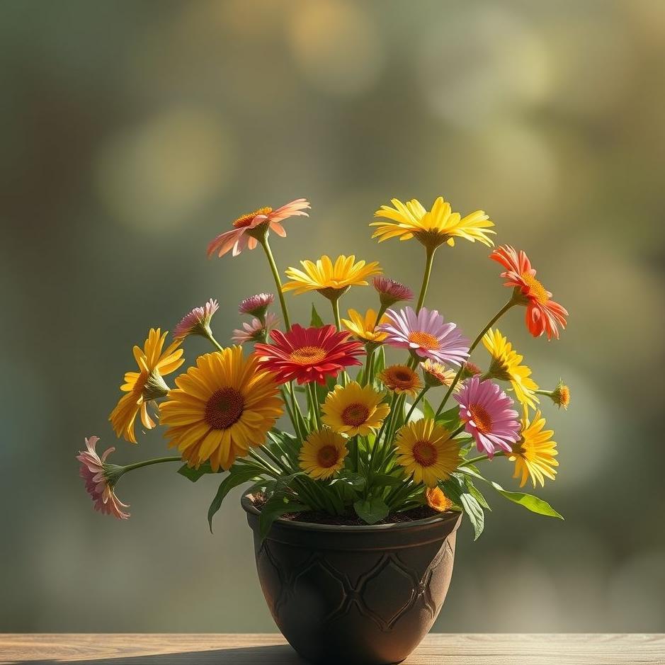 Dream : Flowers given in a pot in a dream