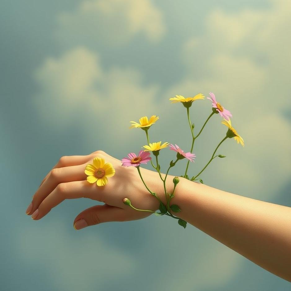 Dream : Flowers growing on your arm in a dream
