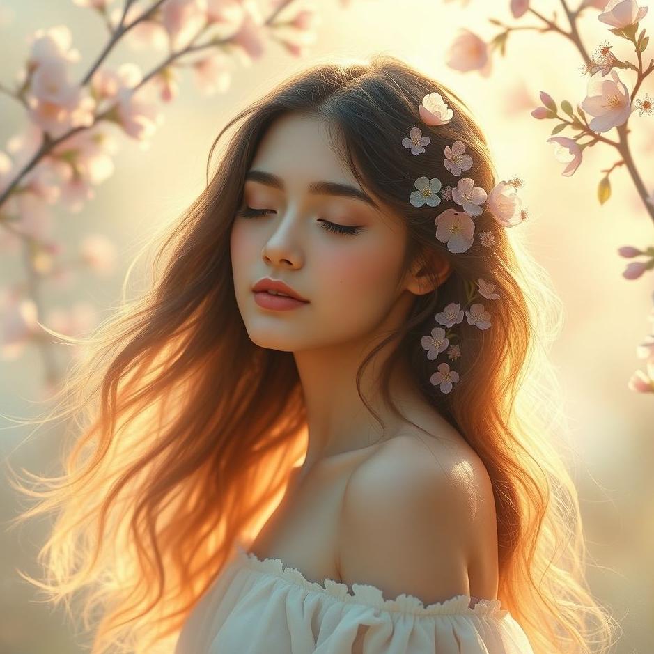 Dream : Flowers in hair in a dream