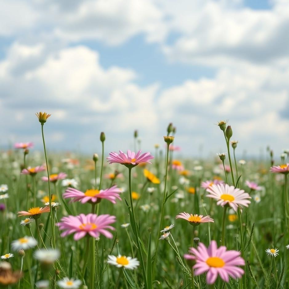 Dream : Flowers in the field in a dream