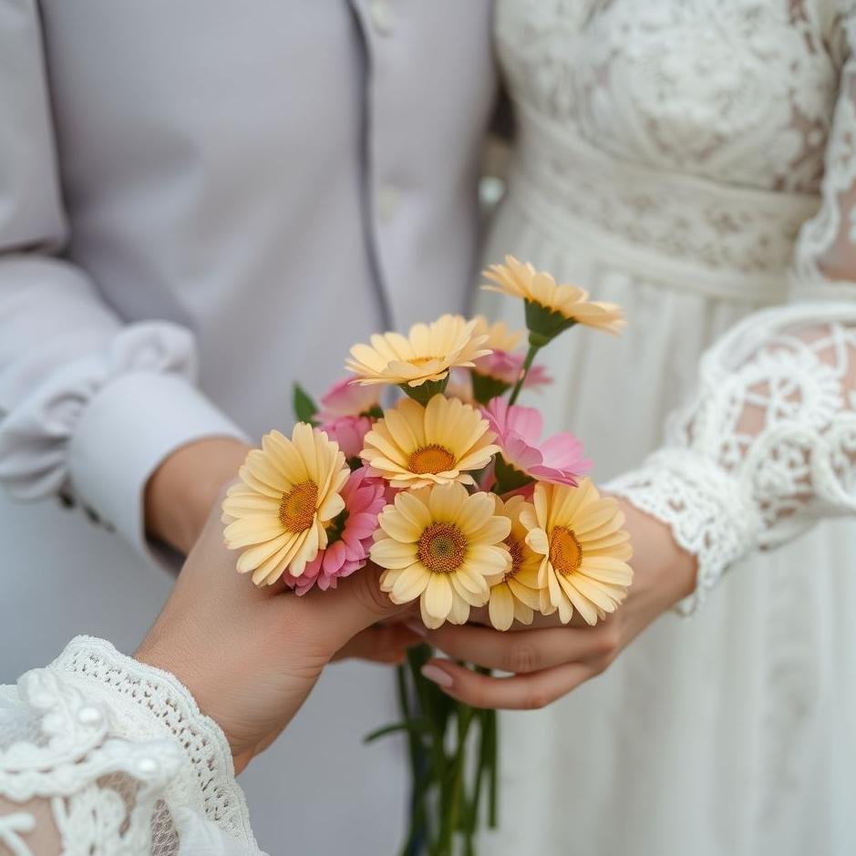 Dream : Flowers in the hands of your lover in a dream