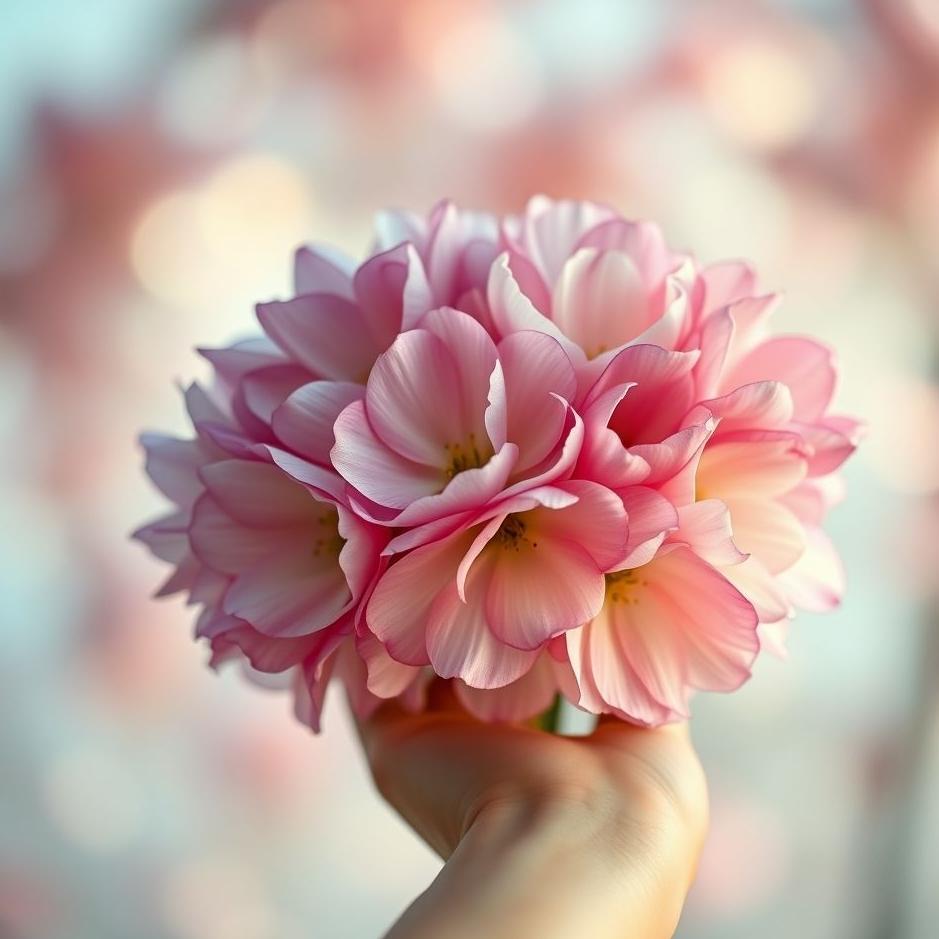 Dream : Flowers in your neighbor's hand in a dream