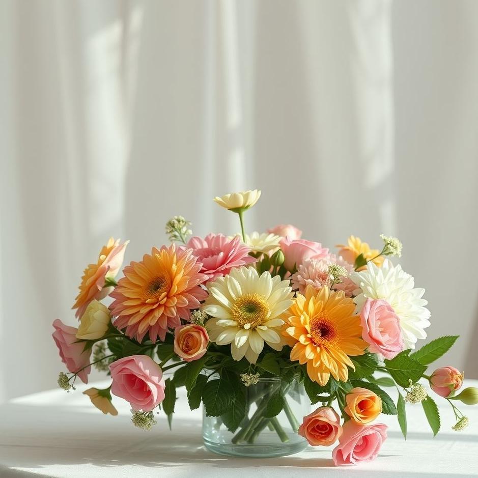 Dream : Flowers on the table in a dream