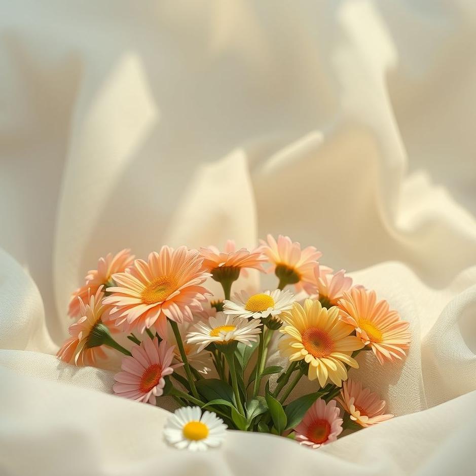 Dream : Flowers on your lap in a dream