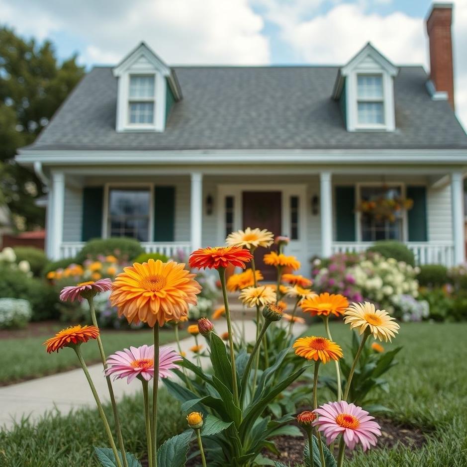 Dream Dictionary : Flowers planted in front of the house in a dream