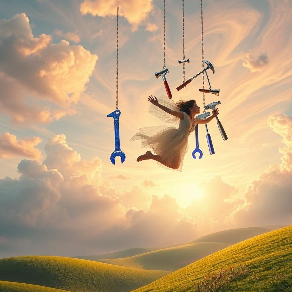 Dream : Fly with tools in the dream