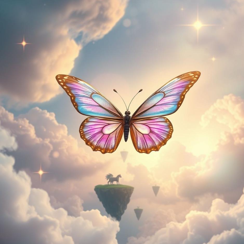 Dream : Flying a butterfly in a dream