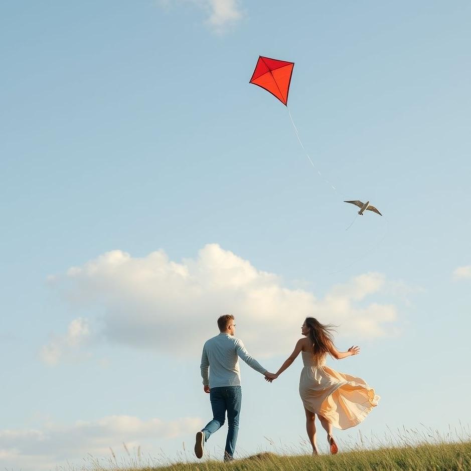 Dream : Flying a kite with your lover in a dream