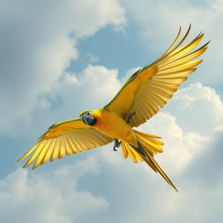 Dream : Flying a parrot in a dream