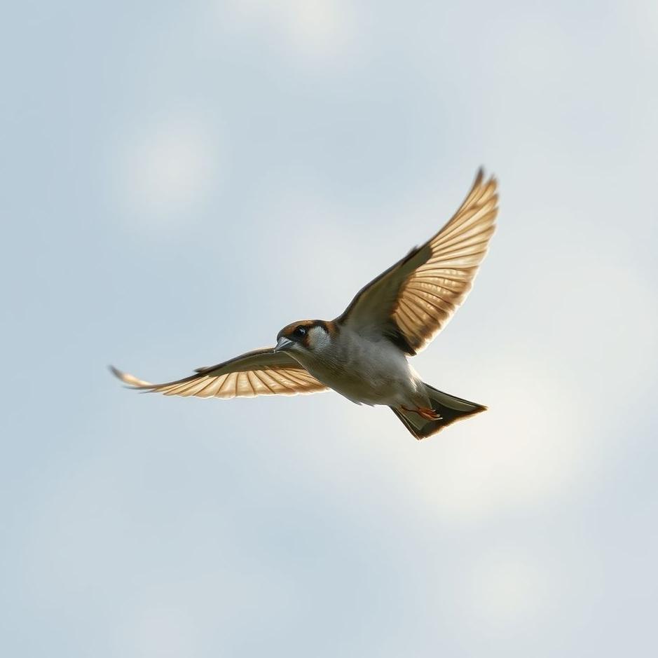 Dream : Flying a sparrow in a dream