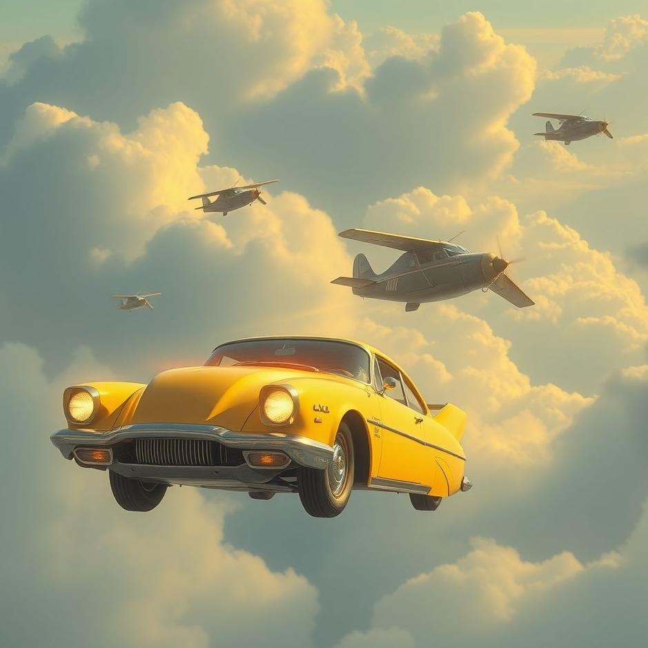Dream Dictionary : Flying cars in the dream