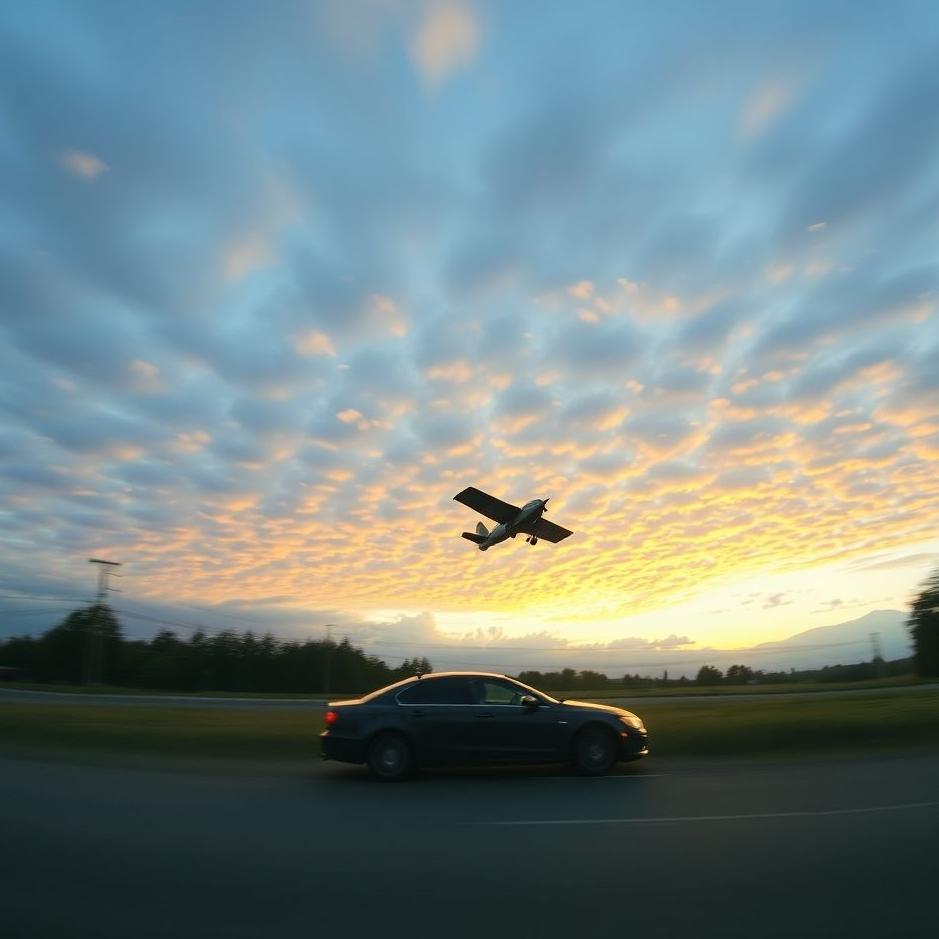 Dream : Flying from the car in the dream