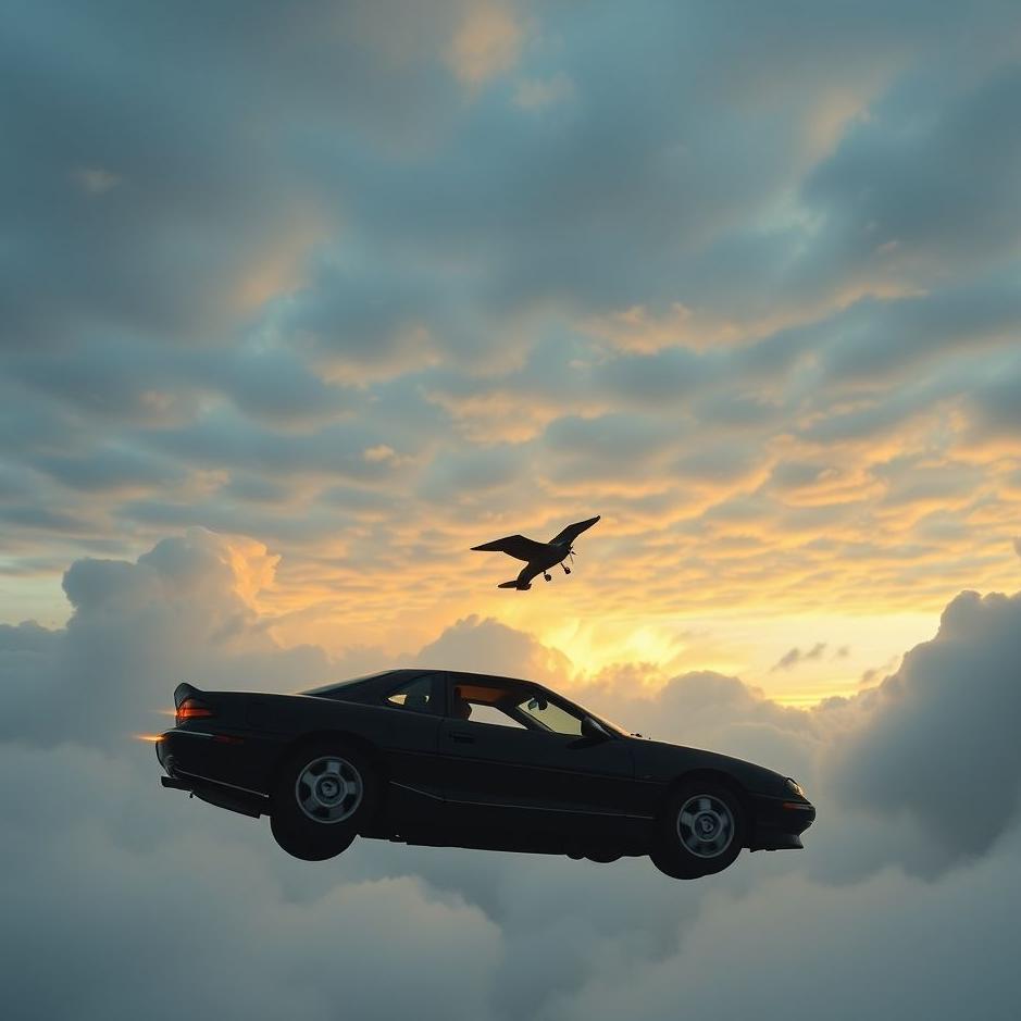 Dream : Flying in a car in a dream