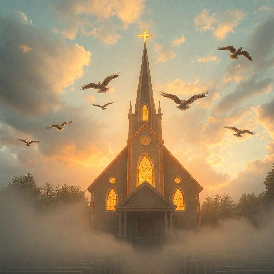 Dream : Flying in a church in a dream