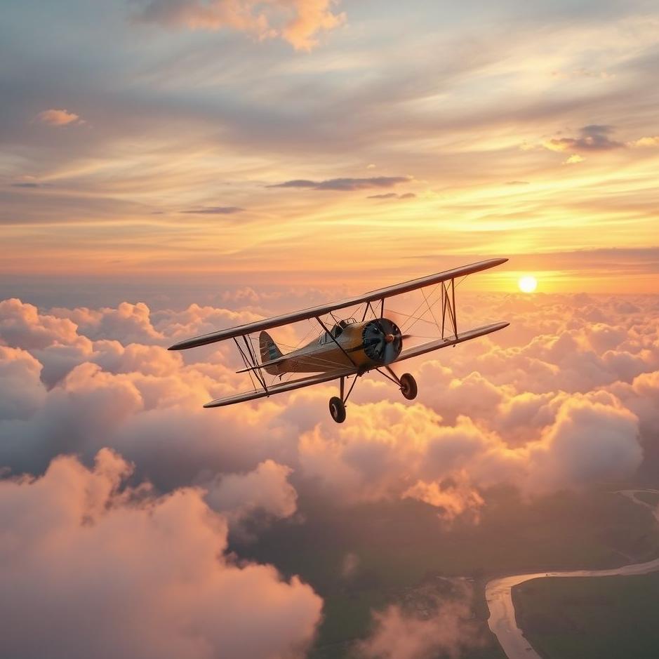 Dream : Flying in an old plane in a dream