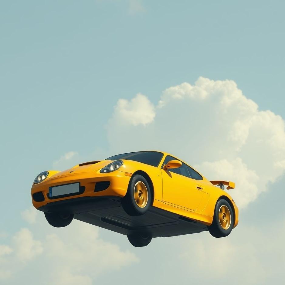 Dream Dictionary : Flying in the air with car in the dream