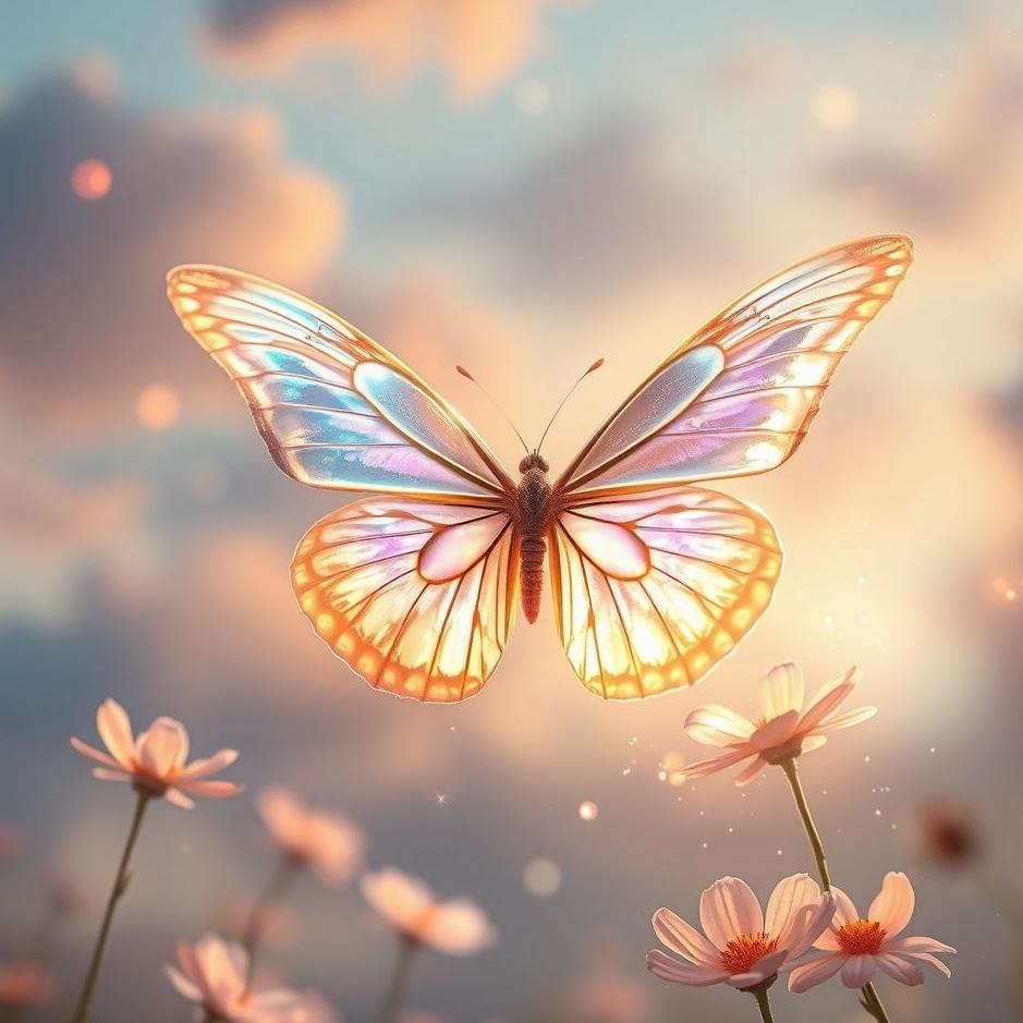 Dream : Flying like a butterfly in a dream