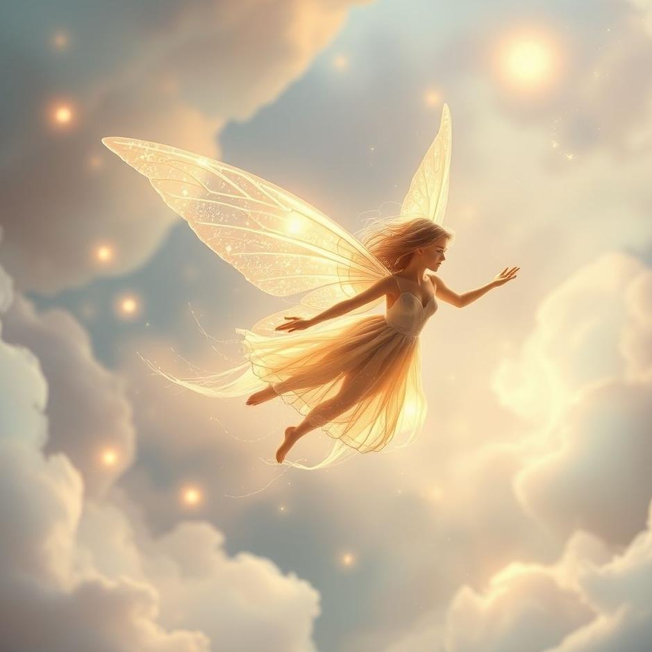 Dream : Flying like a fairy in a dream