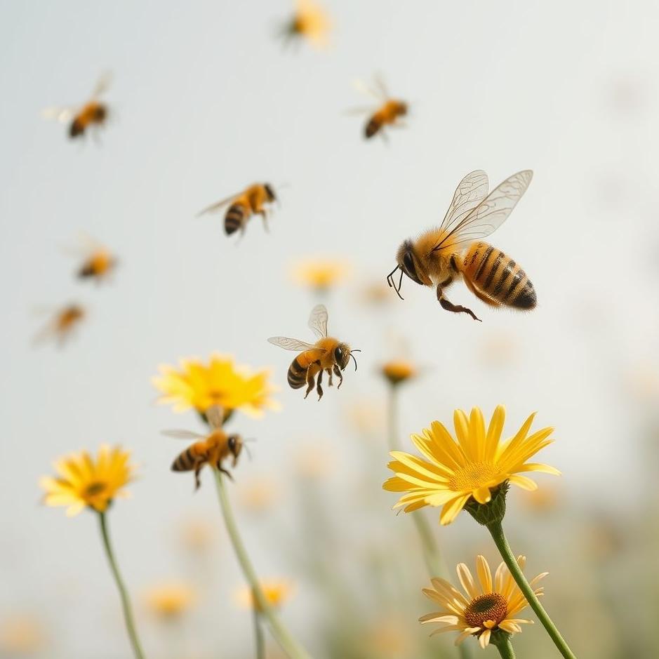 Dream Dictionary : Flying like bees in the dream