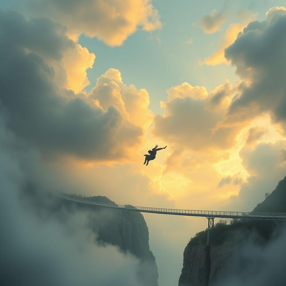 Dream : Flying off a bridge in a dream