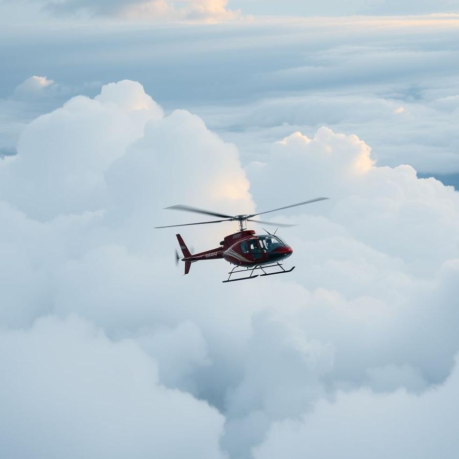 Dream : Flying on a helicopter in a dream