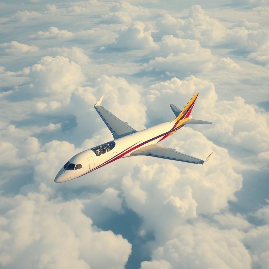 Dream : Flying on a jet in a dream