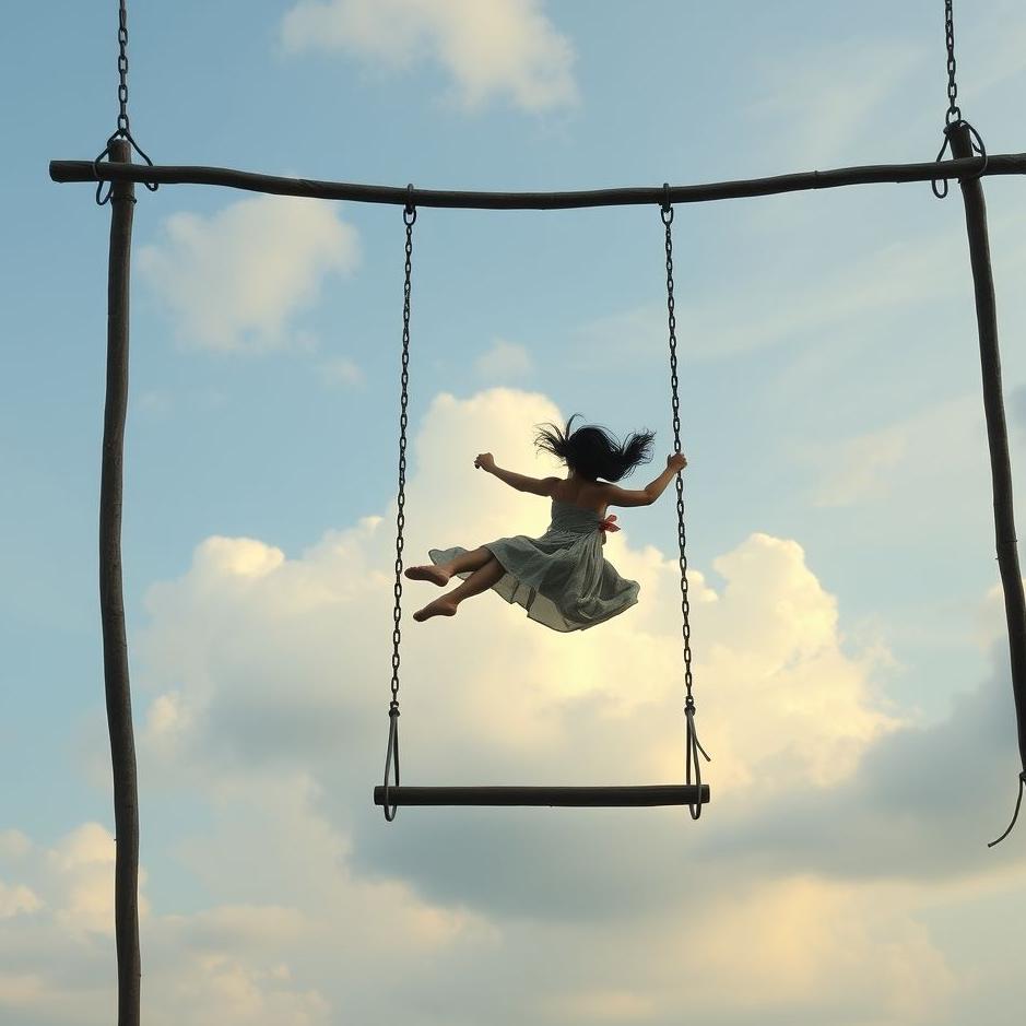 Dream : Flying on a swing in a dream