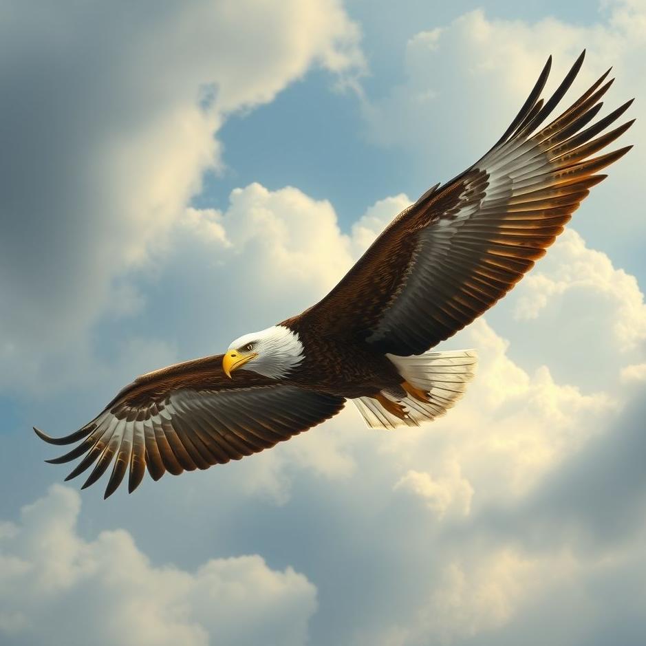 Dream : Flying on the back of an eagle in a dream