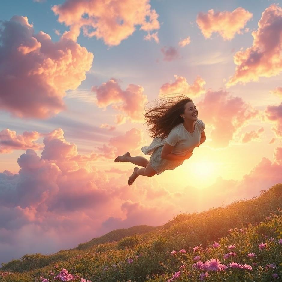 Dream : Flying on your spouse's back in your dream