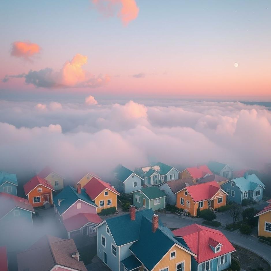 Dream : Flying over houses in a dream