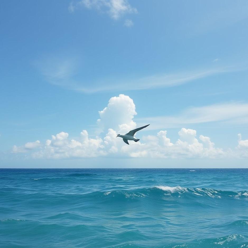 Dream : Flying over the ocean in a dream