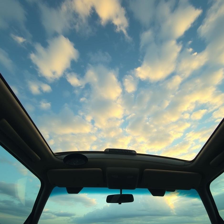 Dream : Flying the ceiling of the car in the dream
