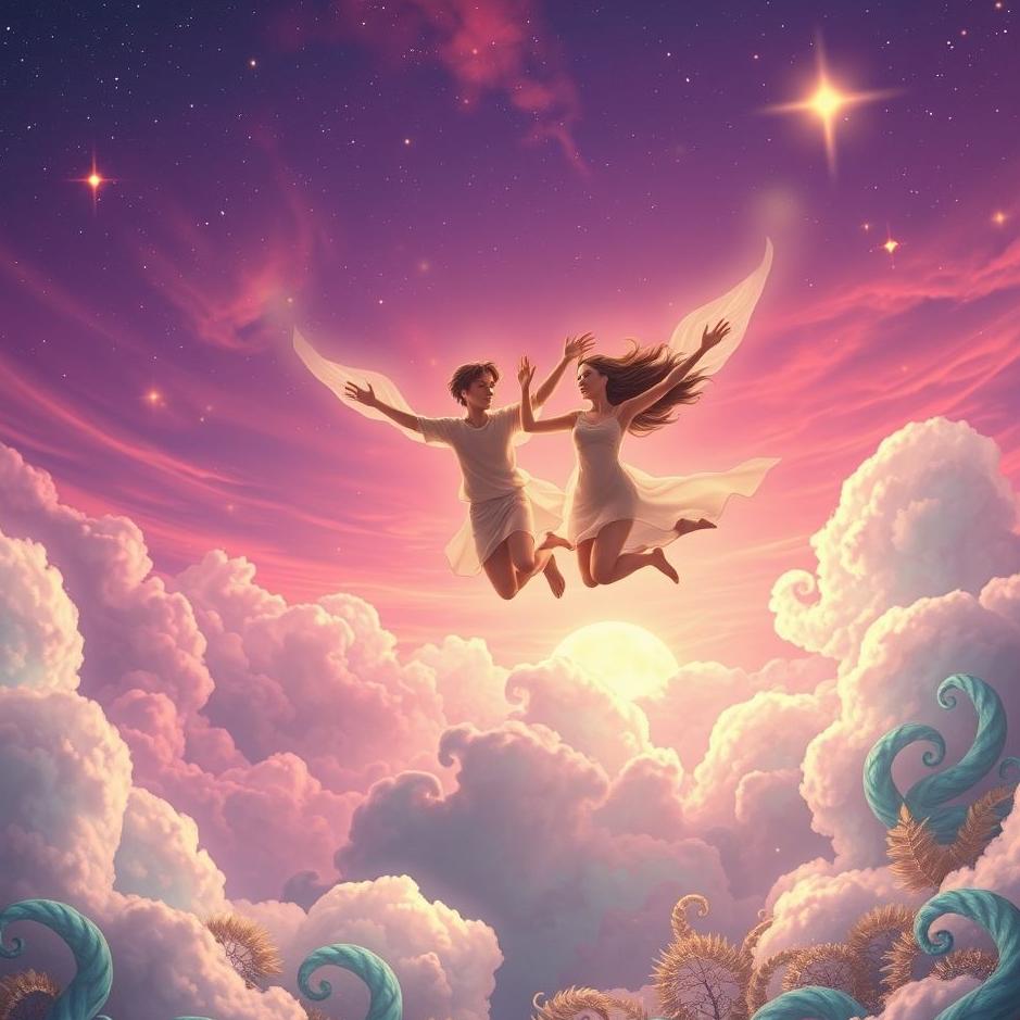 Dream : Flying together in the dream