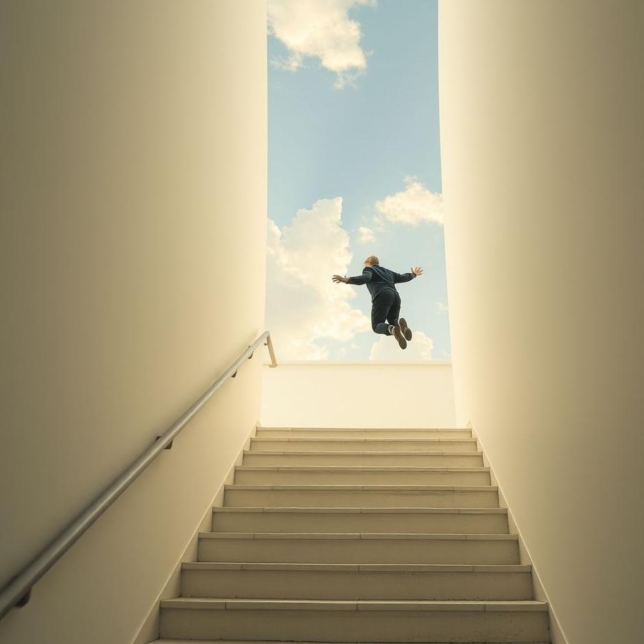 Dream : Flying up the stairs in a dream