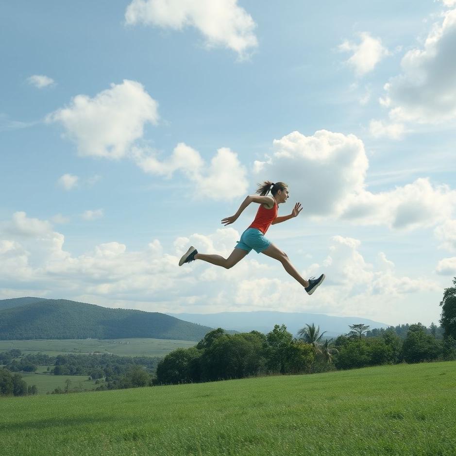 Dream : Flying while running in a dream