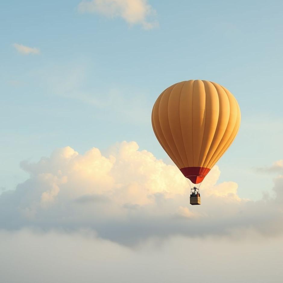 Dream : Flying with a balloon in a dream