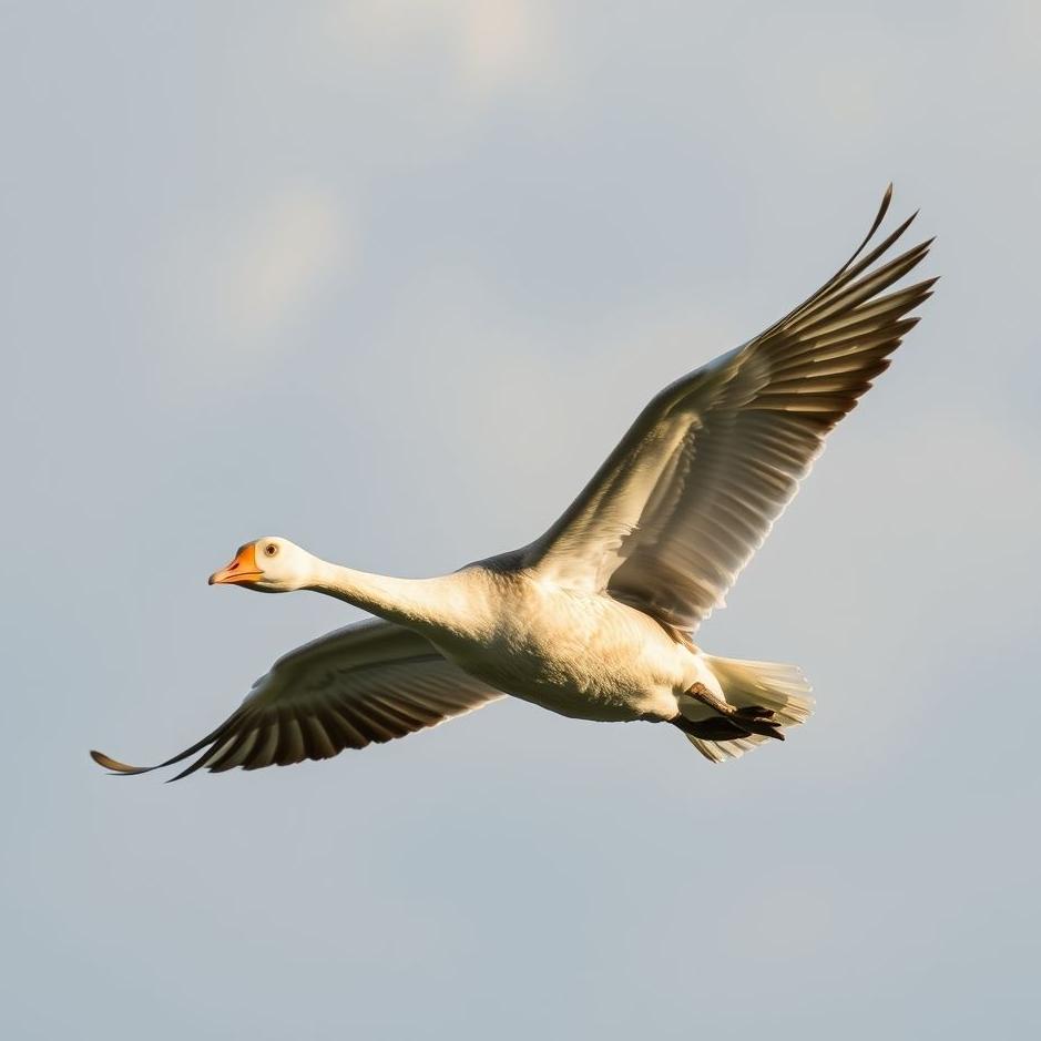 Dream : Flying with a goose in a dream