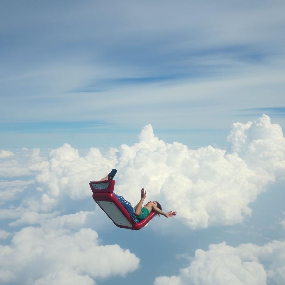 Dream : Flying with a seat in a dream