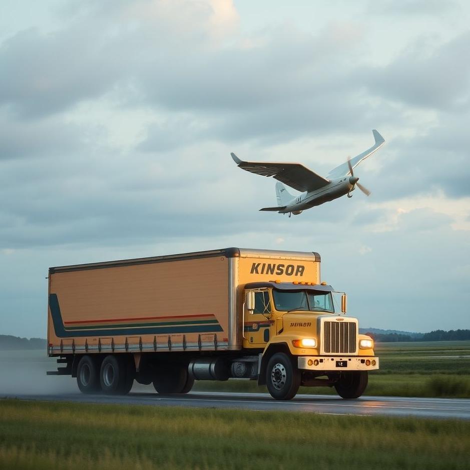 Dream : Flying with a truck in a dream
