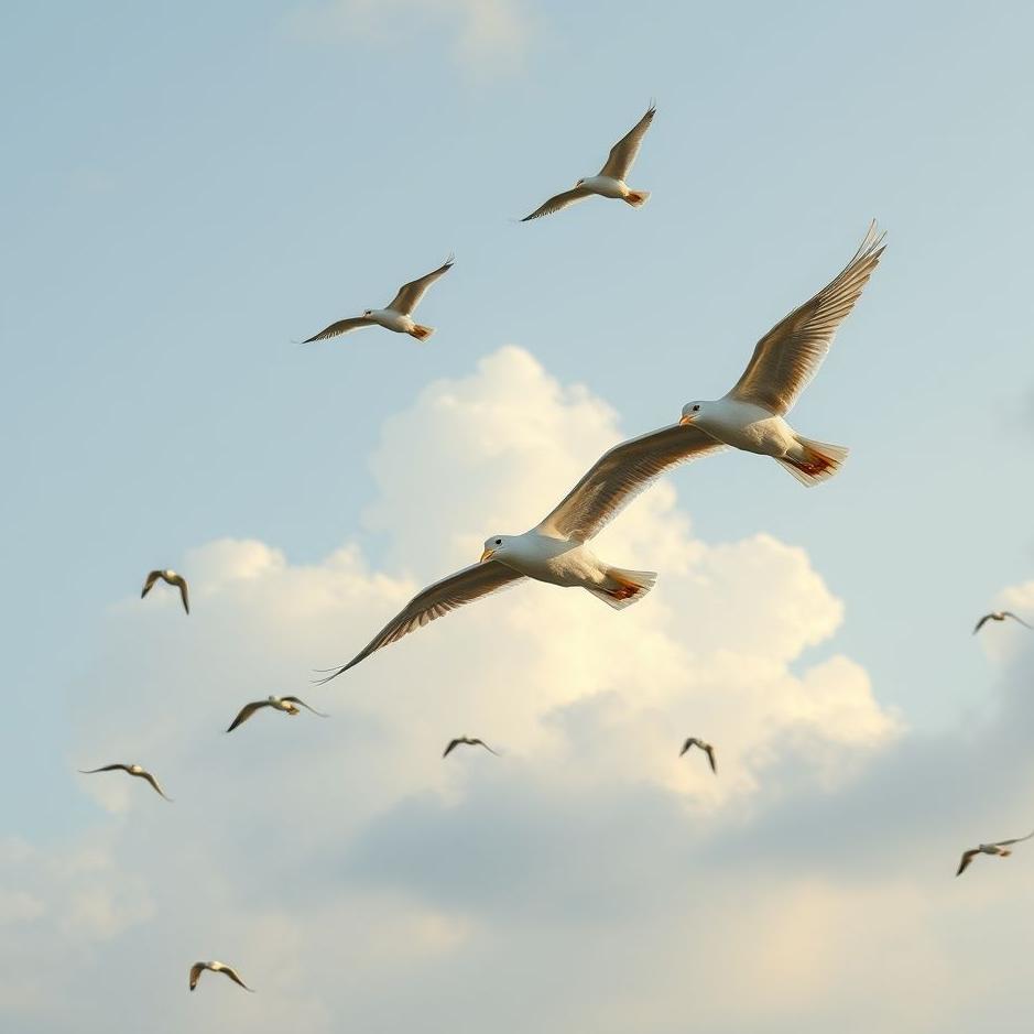 Dream : Flying with birds in your dream