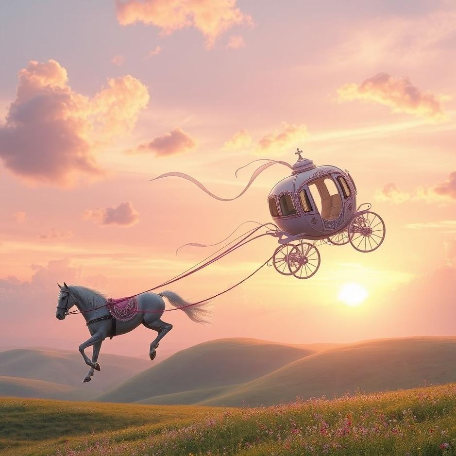 Dream Dictionary : Flying with horse carriagest in the dream