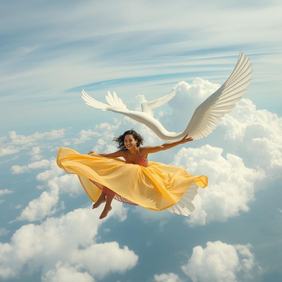 Dream : Flying with my mother in the dream