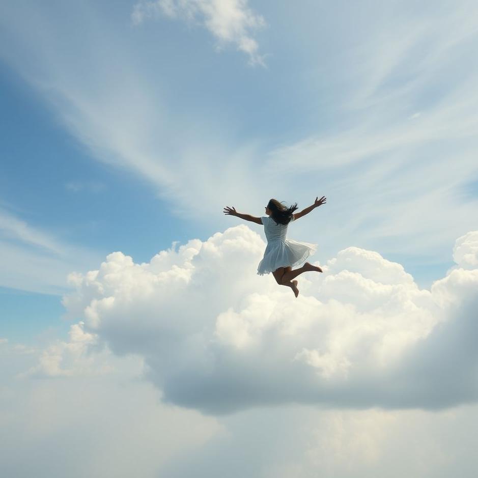 Dream : Flying with one's arms in a dream