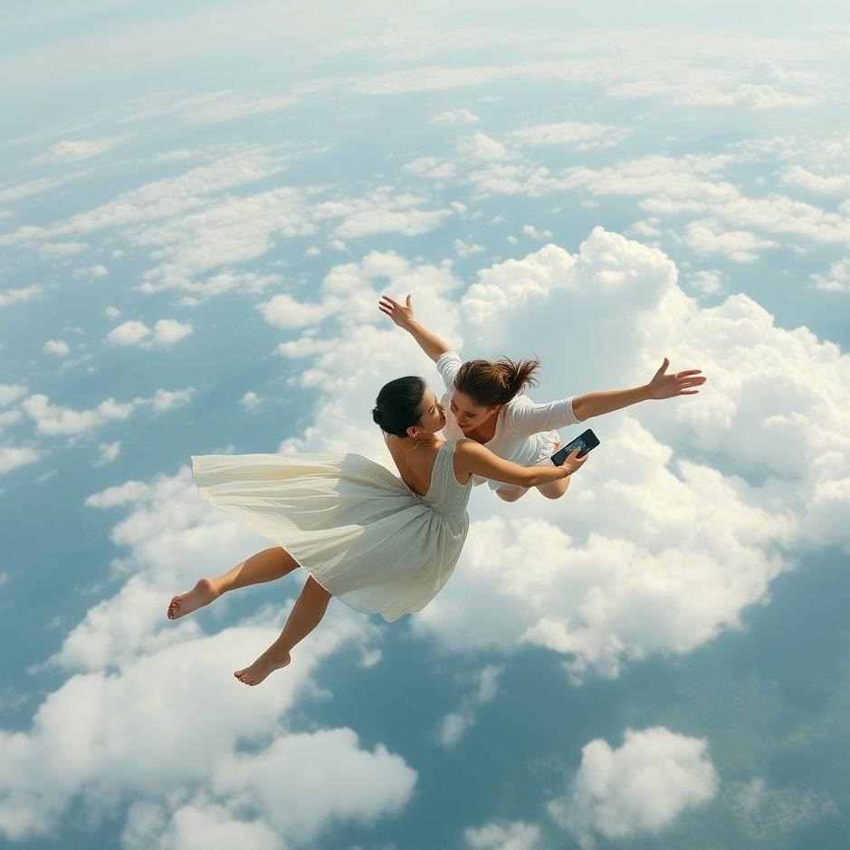 Dream : Flying with your lover in a dream