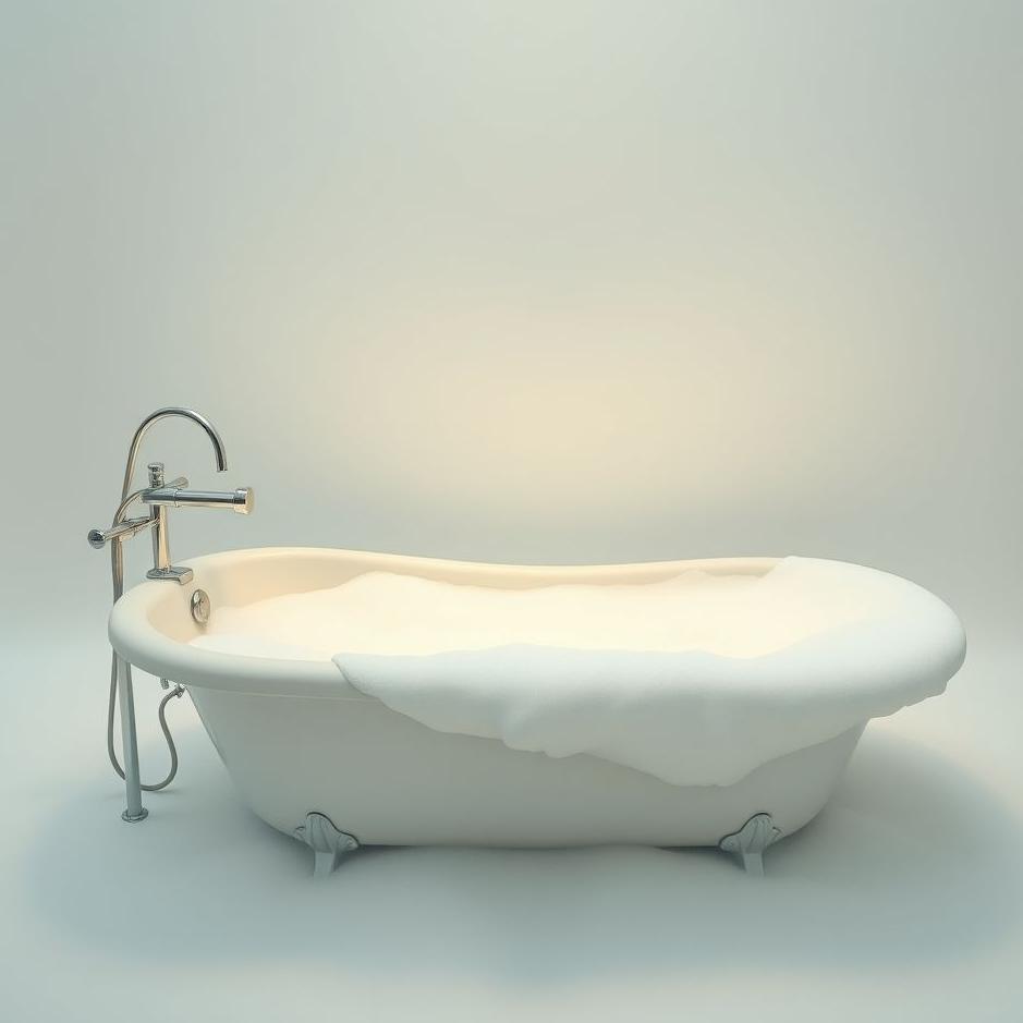 Dream : Foam in a bathtub in a dream