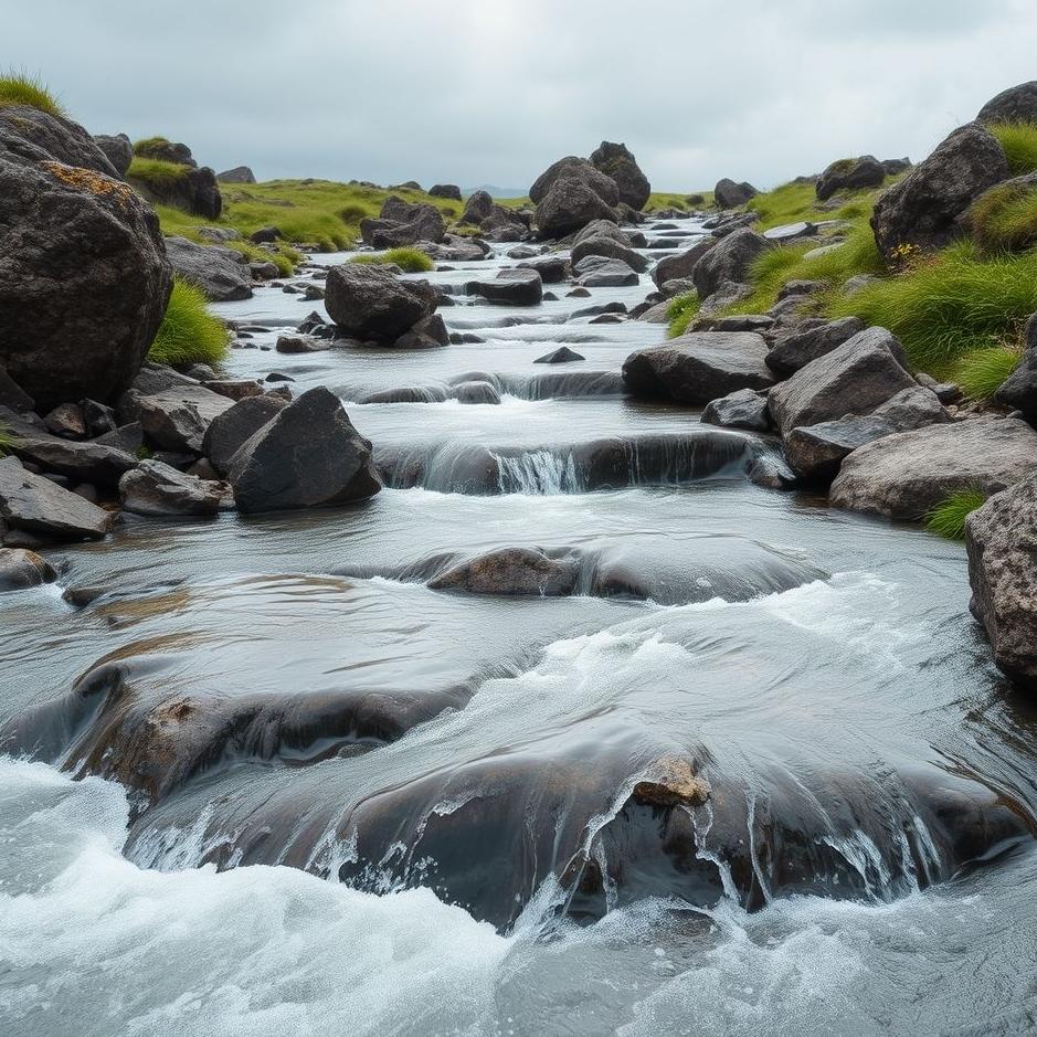 Dream : Foamy stream in a dream