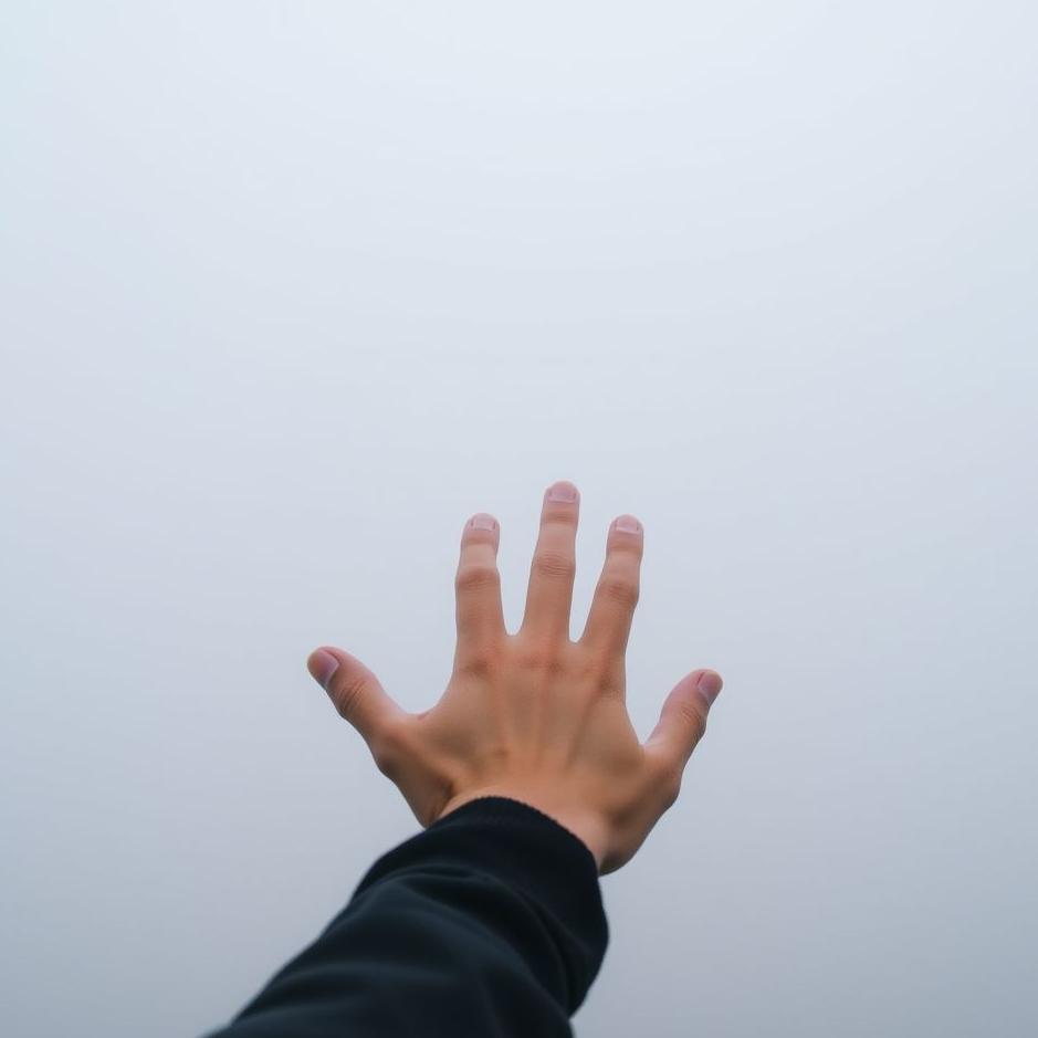 Dream : Fog hand in a dream